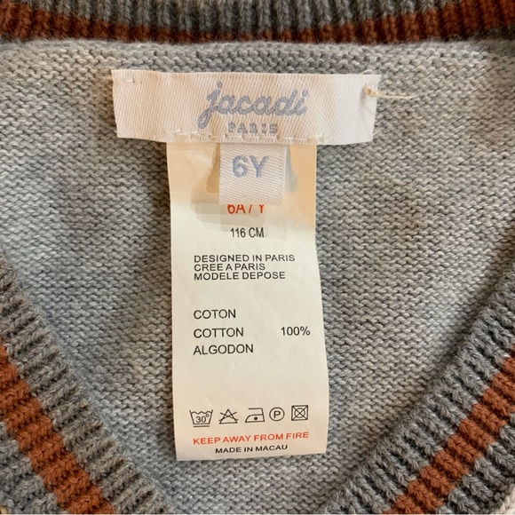 Jacadi Argyle Sweater Vest - Picture 5 of 6